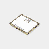 Custom LPC Licensed Professional Counselor Cheetah Post-it® Notes (Schuin)