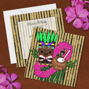 Custom Luau verjaardagsfeestje Kaart