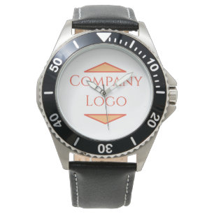 Custom Luxe Bedrijfshorloge met Logo Horloge