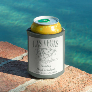 Custom Luxe Las Vegas Bachelorette Party Blikjeskoeler