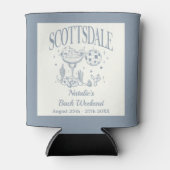 Custom Luxe Scottsdale Bachelorette Party Blikjeskoeler (Voorkant)