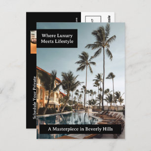 Custom Luxury Real Estate Briefkaart