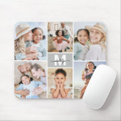 Custom Maak je eigen 6 foto collage Muismat (Met muis)