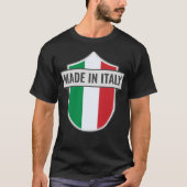 Custom "Made in Italy" Crest T-shirt (Voorkant)