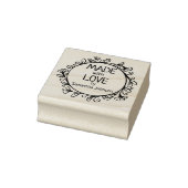 Custom Made with Love by, Rubberstempel (Stempel)