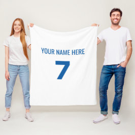 Custom Madrid Fleece Deken