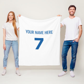 Custom Madrid Fleece Deken