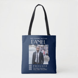 Custom Magazine Cover Bag, Modern Fashion Mens Draagtas