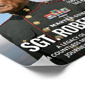 Custom Magazine Hoesje Gift Dad Marine Retirement Poster (Hoek)