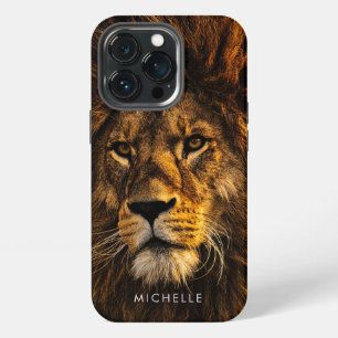 Custom Majestic Lion iPhone 13 Pro Hoesje