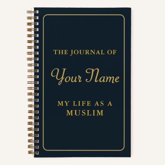 Custom Make Your Own Self Reflection Journal (Recto)