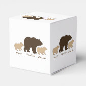 Custom Mama Bear With 2 Kid Names Mothers Day Gift Bedankdoosjes (Achterkant)