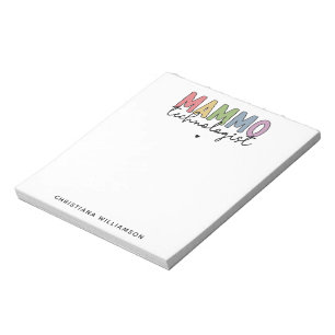 Custom Mammo Technologist Mammography Tech Gifts Notitieblok