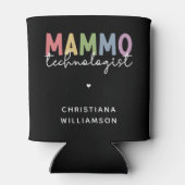 Custom Mammo Technoloog Mammografietechnicus Blikjeskoeler (Achterkant)