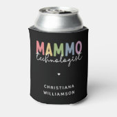 Custom Mammo Technoloog Mammografietechnicus Blikjeskoeler (Blikje Achterkant)