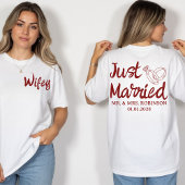 Custom Man en Vrouw Matching Shirten, Mr & Mrs. T-shirt