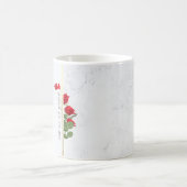 Custom Marble Mug with Red Rose & Name – Mug (Centre)