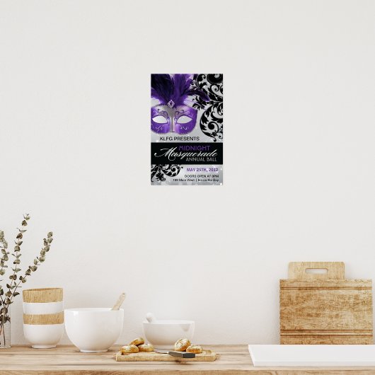 Custom - Masquerade Ball Poster (Keuken)