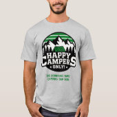 Custom Matching Happy Campers T-Shirt (Voorkant)