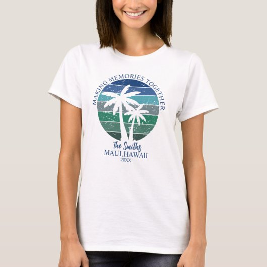  Custom Maui Hawaii family Men's Basic T-Shirt (Devant)