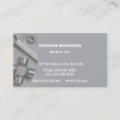 Custom Mechanic Machinery Engineering Automotive Visitekaartje (Voorkant)