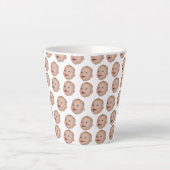 Custom Meerdere Gezichten Verjaardagsfeestje voor  Latte Mok (Voorkant)