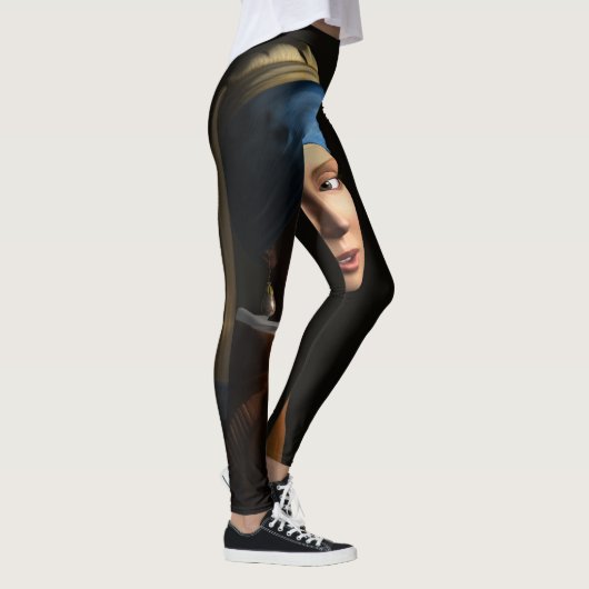 Custom Meisje met een Pearl Earring leggings (Rechts)