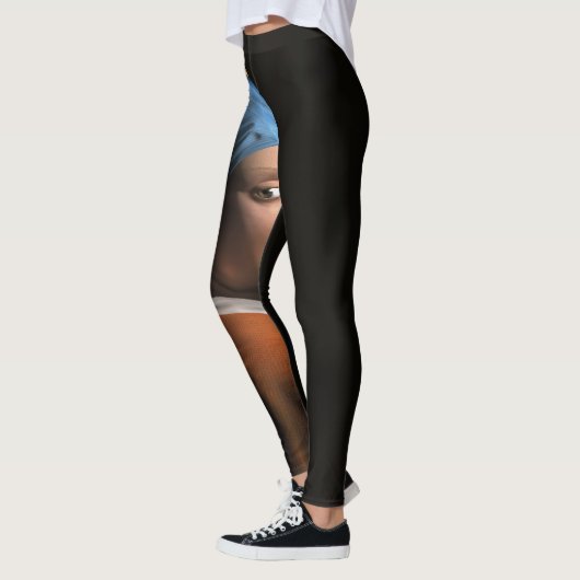 Custom Meisje met een Pearl Earring leggings (Links)