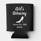 Custom meisje's uitje weekendje weg drankhouder blikjeskoeler (Achterkant)