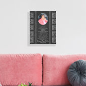Custom Memorial Keepsakes Canvas Afdruk (Insitu (Woonkamer))