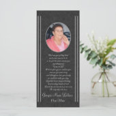 Custom Memorial Keepsakes Funeral Kaarten (Staand voorkant)