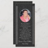 Custom Memorial Keepsakes Funeral Kaarten (Voorkant / Achterkant)