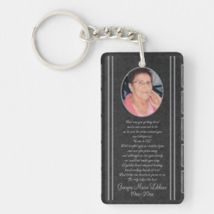 Custom Memorial Keepsakes Sleutelhanger