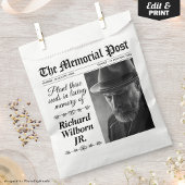 Custom Memorial Seeds Packet Funeral Funeral Bedankzakje