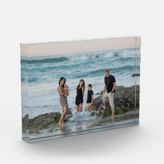Custom Memory Acrylic Photo Block Display Fotoblokken (Links)