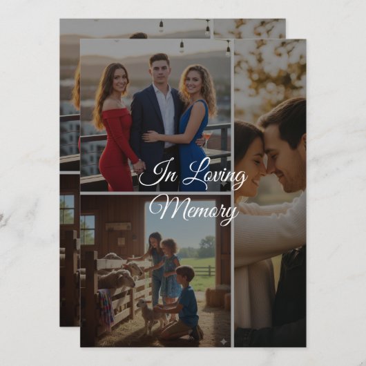 Custom Memory Photo Flat Card – Personalized Keeps (Voorkant / Achterkant)