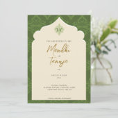 Custom Mendhi Invitation | Henna Night (Debout devant)