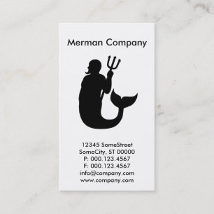 Custom Merman Company Visitekaartje