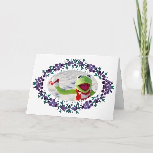 Custom MERRY CHRISTMAS NEW YEAR SEASON'S GREETING Feestdagen Kaart (Voorkant)