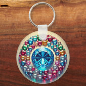 "Custom Metal Circle Sleutelhanger – duurzaam en p (Voorkant)