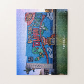 Custom Miami Beach Florida Welcome - Volwassenen Legpuzzel (Verticaal)