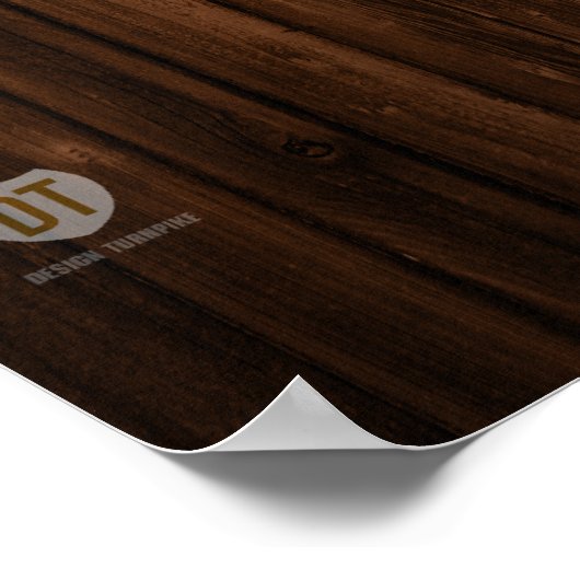 Custom Michigan License Bord Map met naam Poster (Hoek)