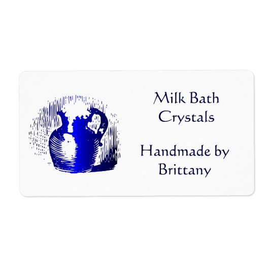 Custom Milk Jug Art grote labels (Voorkant)