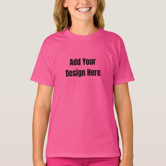 Custom minimal Design Add Photo or Text T-shirt (Voorkant)