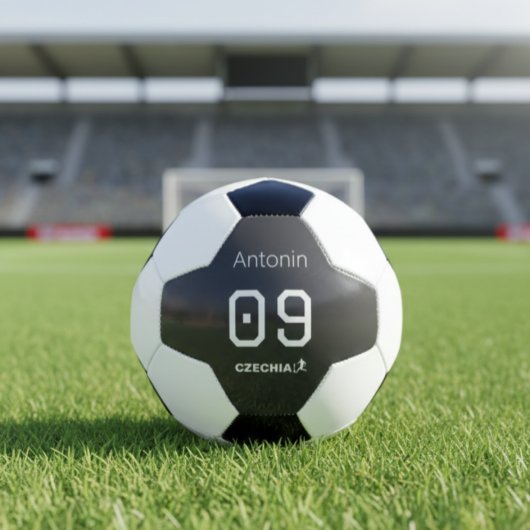 Custom Minimalist Czech National Athlete  Voetbal