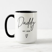 Custom Minimalist Dad Mug for New Dads & Parents (Gauche)