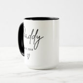Custom Minimalist Dad Mug for New Dads & Parents (Devant gauche)