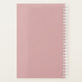 Custom Minimalist Feminine Dusty Rose 2026 Planner (Dos)
