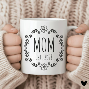 Custom Minimalist Maman Mug for Mother’s Day Cadea