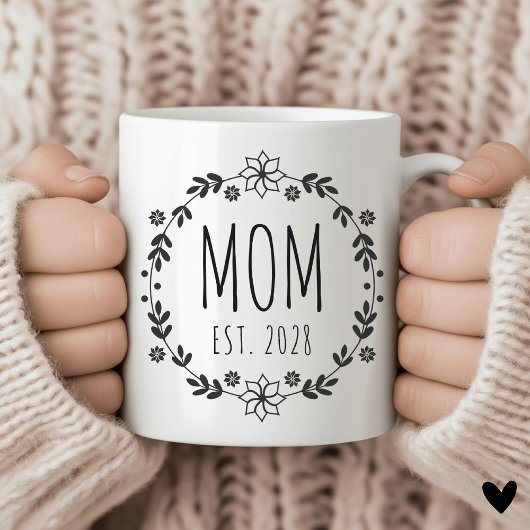 Custom Minimalist Maman Mug for Mother’s Day Cadea